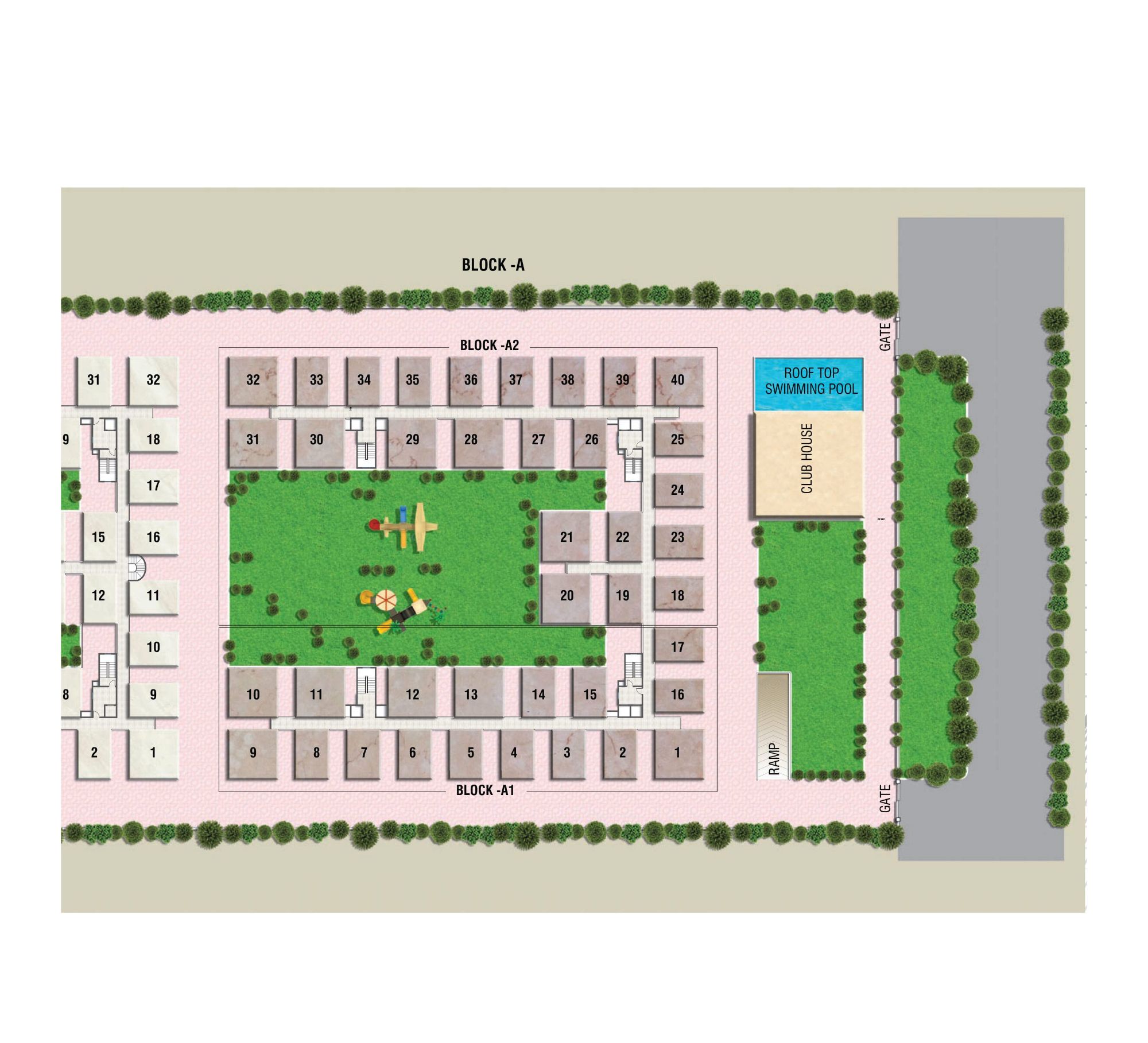 Modi Esteem floor plan layout